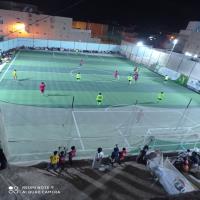 Dorrat Al Qarn Football Grass Stadium Inside